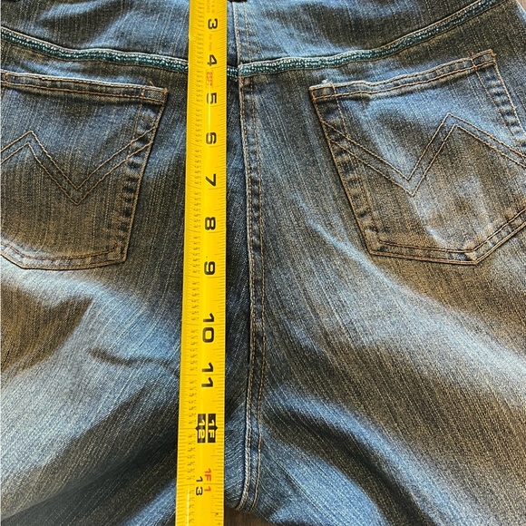 Embroidered Jeans Womens Christine Phillipe size 6 Cotton Spandex  Rhinestones - Picture 7 of 11